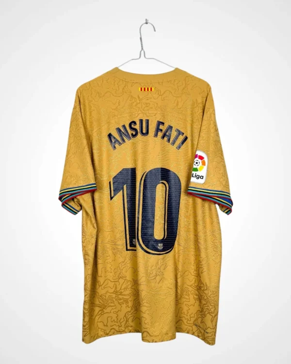 Football shirt AUTHENTIC FC Barcelona 2022/23 Away 10 Ansu Fati [XXL]