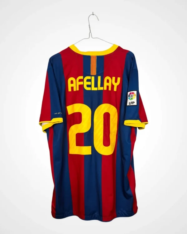 Football shirt FC Barcelona 2010/11 Home 20 Afellay [XL]