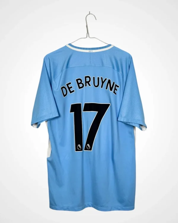Football shirt Manchester City 2017/18 Home 17 De Bruyne [L]