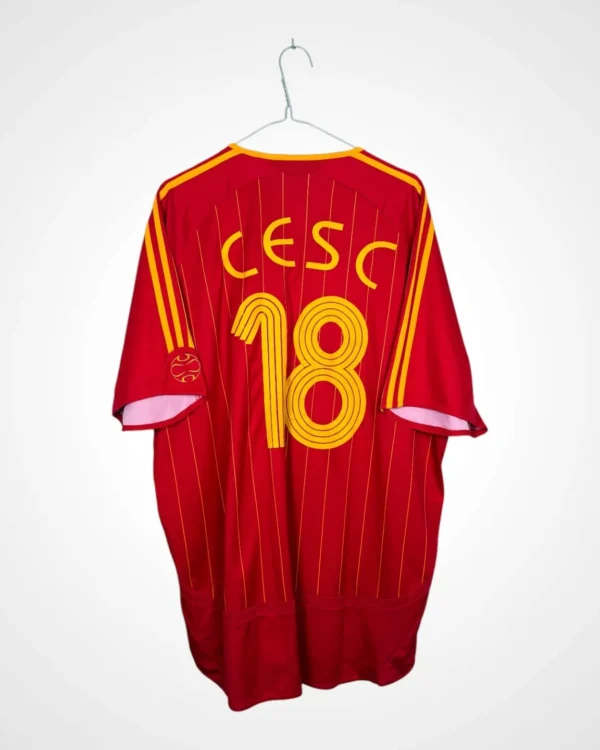 Koszulka piłkarska Hiszpania 2006/08 Home 18 Cesc Fabregas [XL]